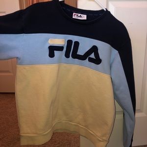 MED Men's FILA pullover sweatshirt